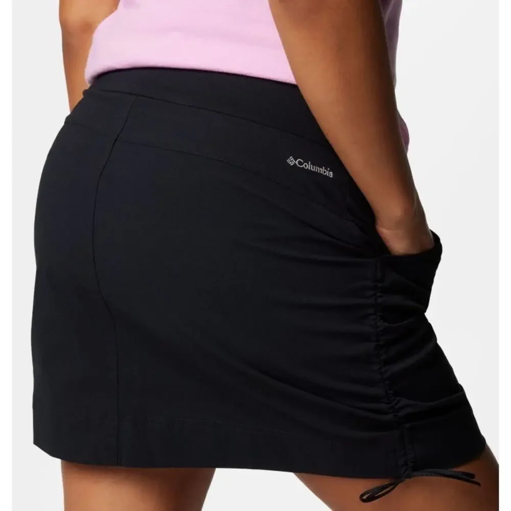 Columbia Anytime Black Casual Side Cinch UPF Mini Skort Size Medium